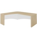 Ver imagem 7 de Mesa para Escritório em L Esquerdo 200x180cm Atria Executiva A02 Carvalho Branco - Lyam Decor