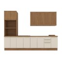 Ver imagem 4 de Cozinha Completa 6 Peças com Torre Quente Yasmin Espresso Móveis