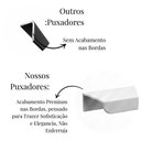 Ver imagem 4 de Puxador de Móveis Armário Gavetas Clean Reto 300mm Alumínio - Branco