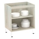 Ver imagem 3 de Balcão Sem Tampo 70cm Luci Legno Crema