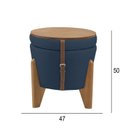 Ver imagem 4 de Puff Flex Veludo Base Tampo- Imbuia