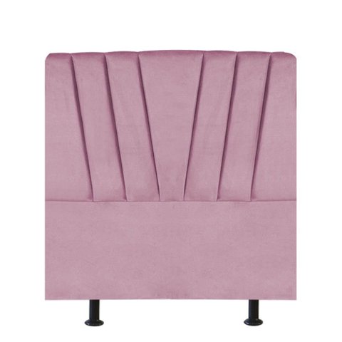 Cabeceira para Cama Box Solteiro 90 Cm Bélgica:rosa Bebe