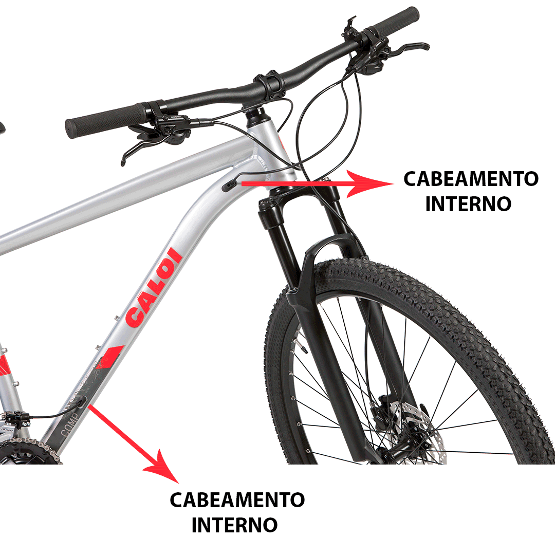 Bicicleta Aro 29 Caloi Explorer Comp 2021 Shimano Alívio 18 Velocidades - Alumínio - 15 - 4