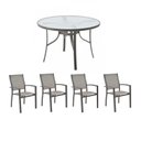 Ver imagem 1 de Conjunto de Mesa e Cadeira para Jardim com 1 Mesa Macae e 4 Cadeiras Angra