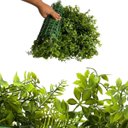 Ver imagem 1 de Kit 17 Painéis de Jardim Vertical Artificial Luxo para Área Gourmet e Parede Verde