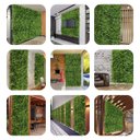 Ver imagem 7 de Kit 17 Painéis de Jardim Vertical Artificial Luxo para Área Gourmet e Parede Verde