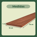 Ver imagem 4 de 10 Ripas Sarrafos Eucalipto 1x10x70cm Aplainado Artesanato