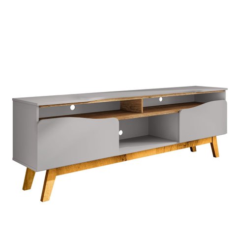 Rack Ilhabela Off-white com Cinamomo - Bechara