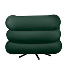 Ver imagem 5 de Poltrona Decorativa Micheli Base Giratória e Balanço Veludo Cor Verde