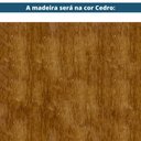 Ver imagem 4 de Mesa De Centro Saibi Ozki 120 Cm Madeira Eucalipto Cedro Corda Plana Azul E Tampo De Vidro