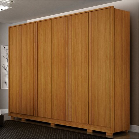 Guarda Roupa Casal Grande MDF 6 Portas Palazzo - Arbo Design