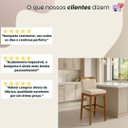 Ver imagem 6 de Kit 4 Banquetas Alta Cozinha Gourmet Conforto Suede:suede Bege