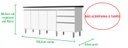 Ver imagem 3 de GABINETE P/ PIA 2 METROS 100% MDF PUXADOR ALUMÍNIO OFERTA BRANCO PASSE BEM 67