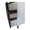 GABINETE P/ PIA 2 METROS 100% MDF PUXADOR ALUMÍNIO OFERTA BRANCO PASSE BEM 67 - 4