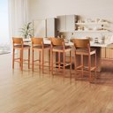 Ver imagem 1 de Kit 6 Banquetas para Cozinha Siena em Madeira Maciça Marrom