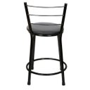 Ver imagem 4 de Banqueta Baixa Epoxi Preta:preto