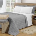 Ver imagem 1 de Cobre Leito Casal Soft 3 peças Cinza