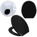 Ver imagem 2 de Tampa Assento Sanitário Universal para Vazo Oval -soft Astra Cor Preto