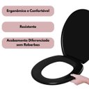 Ver imagem 4 de Tampa Assento Sanitário Universal para Vazo Oval -soft Astra Cor Preto