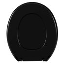 Ver imagem 1 de Tampa Assento Sanitário Universal para Vazo Oval -soft Astra Cor Preto