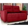 Sofá Cama para Sala de Estar Cross Veludo Maserati Vermelho - 2