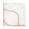 Cueiro Bebê Estampado Suedine Garden Rose / Off White - Hug - 1