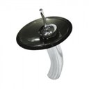 Ver imagem 2 de Cuba de Vidro Oval Chanfrada 46cm com Válvula Torneira Cascata