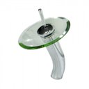 Ver imagem 4 de Cuba de Vidro Oval Chanfrada 46cm com Válvula Torneira Cascata