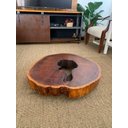 Ver imagem 4 de Mesa de Centro D1000 a 1100mm - Espessura de 12cm - C/ Rodízio de Silicone Incolor 150mm