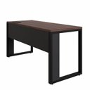 Ver imagem 6 de Escrivaninha Mesa Escritório Diretor com Caixa de Tomadas 150cm Industrial Louro Preto