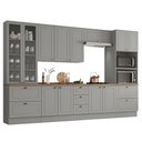 Ver imagem 1 de Cozinha Modulada Americana 03 Cinza - Henn