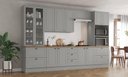 Ver imagem 2 de Cozinha Modulada Americana 03 Cinza - Henn