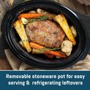 Ver imagem 6 de Elite Gourmet Mst-1234b## Slow Cooker 6qt Preto Diamond