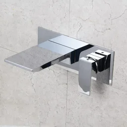 Torneira Banheiro e Lavabo de Parede Monocomando - Cromado - 1