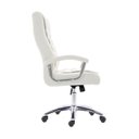 Ver imagem 3 de Kit 6 Cadeiras Escritório Presidente Ergonômica NR17 Corino Mola Ensacada