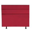 Ver imagem 2 de Cabeceira Estofada Cama Box Queen 160cm Argentina Suede Vermelho- Mabe Magazine