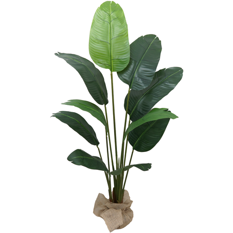Árvore Planta Verde Bananeira 160cm Realista