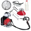 Ver imagem 3 de Roçadeira Costal Nakashi C330mbo À Gasolina 2t 33cc Potente