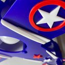 Ver imagem 6 de Pendente Avião Infantil em Acrílico Azul – Iluminação Led, Bivolt, Soquete E27