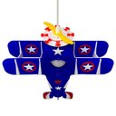 Ver imagem 2 de Pendente Avião Infantil em Acrílico Azul – Iluminação Led, Bivolt, Soquete E27