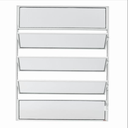 Ver imagem 1 de Vitrô Alumínio Branco Basculante 5v Classic -100x40cm
