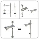 Ver imagem 6 de Estrutura Painel Solar Suporte Parafuso Telhado - Kit 6 Un