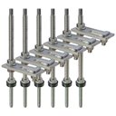 Ver imagem 1 de Estrutura Painel Solar Suporte Parafuso Telhado - Kit 6 Un