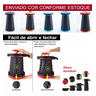Banqueta Banquinho Dobrável Retrátil Multiuso Portátil - 2