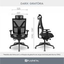 Ver imagem 5 de Kit 10 Cadeiras Presidente Darix com Mecanismo Slider