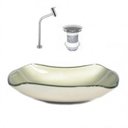 Ver imagem 1 de Cuba de Vidro Abaulada 45cm com Válvula e Torneira