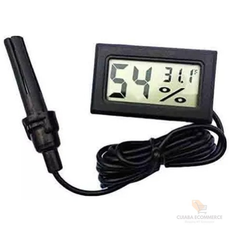 Higrometro Termômetro Digital Sonda Temperatura - 3