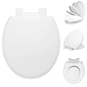 Ver imagem 3 de Tampa de Vaso Sanitário Assento Soft Close para Bacia Jade Elizabeth 1.6gpf 6.0lpf Retira Fácil