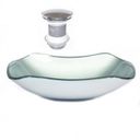 Ver imagem 1 de Cuba de Vidro Abaulada 45cm com Válvula Click