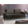 Sofá Orion 1,60m Veludo Chumbo - 2
